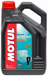 MOTUL OUTBOARD TECH 2T 5л.п/синтетика(для 2-тактн. подвесных лодочных двигател.) (масло моторное)